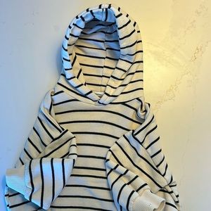 Zara 18-24 mos striped hoodie w/ pocket